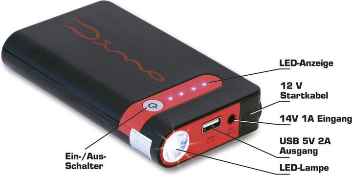 Produktbild Dino Schnellstartsystem 3in1 Kraftpaket (400 A, 9000 mAh)