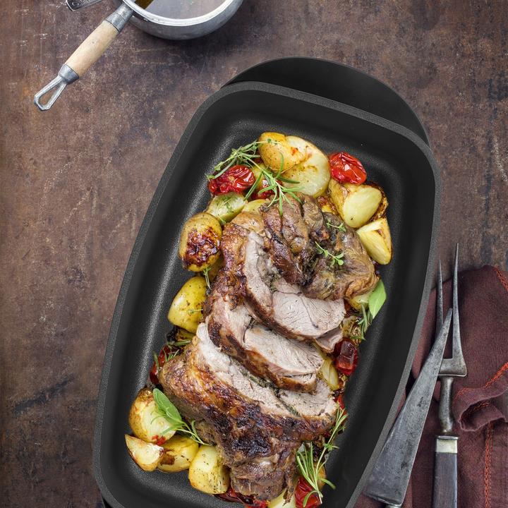 Image du produit Relaxdays Rôtissoire (Cocotte + faitout, Aluminium)