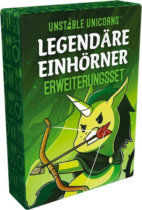 Unstable Games Unstable Unicorns - Legendary Unicorns, for 2-8 players, from 8 years, DE expansion (German)
