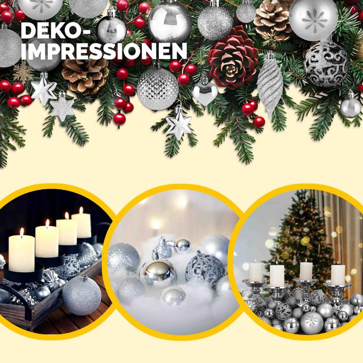 Image du produit Deuba Décorations pour l'arbre de Noël 103 pcs (103 -pièce)