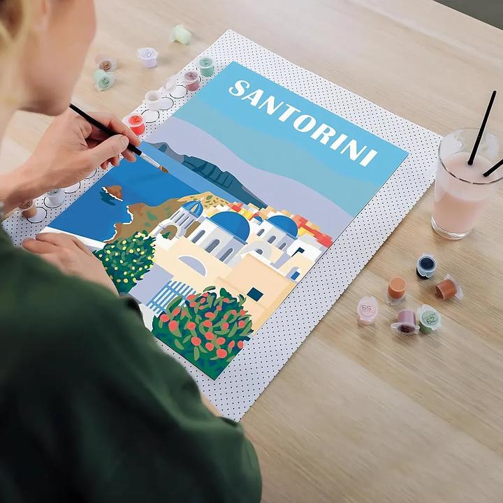 Produktbild Ravensburger CreArt - Malen nach Zahlen Shades of Santorini