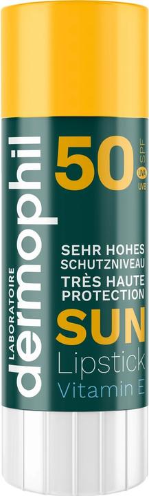 Image du produit Dermophil Rouge à lèvres solaire (Stick de soin des lèvres, 4 ml)