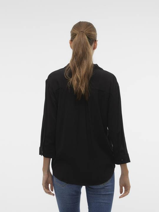 Produktbild Vero Moda Normal geschnitten V-Ausschnitt Tief angesetzte Schulter Top Bluse (XS)