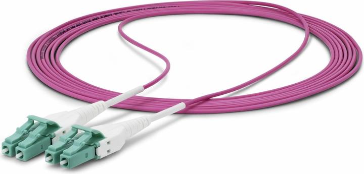 Produktbild StarTech 2M OM4 MULTIMODE FIBER CABLE UNIBOOT/OFNR RISER/100G (2 m)