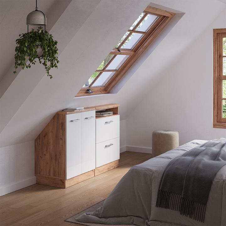 Produktbild Vicco Küchenschrank für Dachschrägen R-Line (120 x 46 x 81.60 cm)