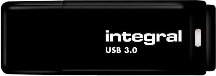 Actual product image Flashdrive 128GB USB3.0 Black, Snap-on cap design (128 GB, USB-A)