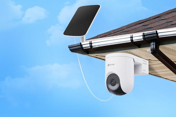 Actual product image EZVIZ HB8 Lite Kit Batterie Kamera + Solar Panel (2560 x 1440 Pixels)