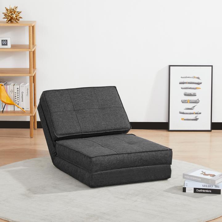 Immagine prodotto Homcom Bodensofa Polyester, Schaumstoff Dunkelgrau