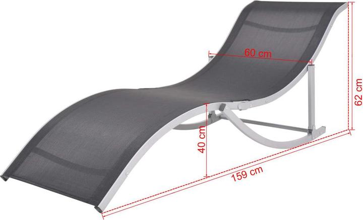 Immagine prodotto vidaXL Sonnenliege (159 cm)