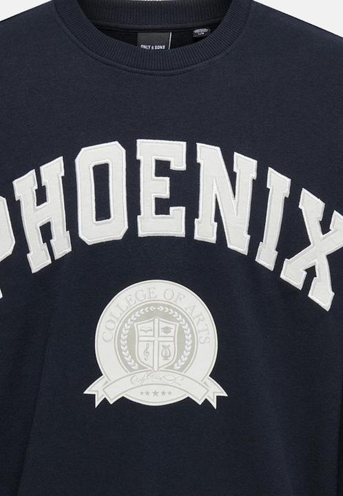 Actual product image Only & Sons Onslawson Life Vintage Crew Neck Sweat (L)