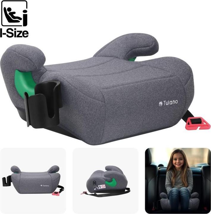 Productafbeelding Tulano Autositz Cabby 25 Grey (Kinderzitje, ECE R129/i-Size standaard)