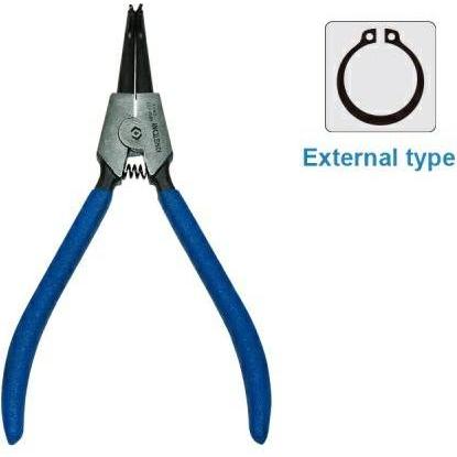 King, Pinza, tony Alicate anelli di sicurezza Exterior acodada 90º 125mm (125 mm)