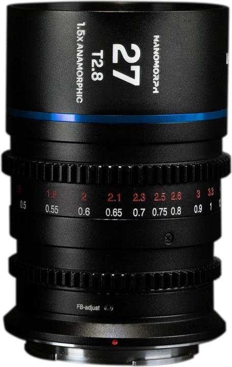 Actual product image Venus Optic Fixed focal length Nano 1.5X 27mm T/2.8 (Blue) - Nikon Z (Nikon Z)
