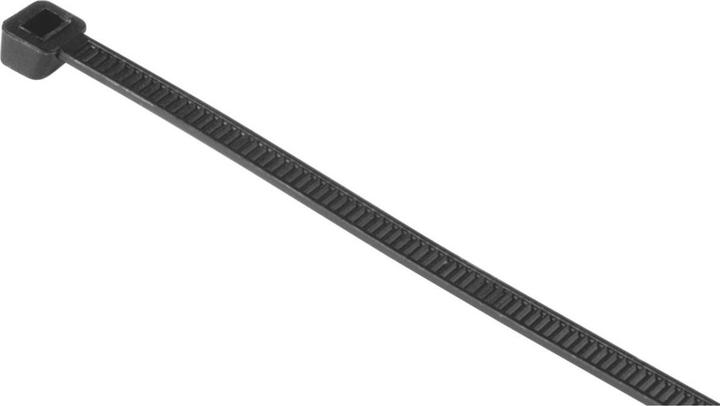 Hama Kabelbinder, 4,8 x 200 mm, Schwarz, 50 Stück (Kunststoffkabelbinder, 200 mm, 50 Stk.)