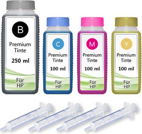 Produktbild Druckfuxx 550ml Nachfüll Tinte für HP 339+344 DeskJet 5740 6540 6940 6980 C8767E