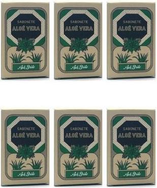 Ach Brito Aloe Vera Care Essential Soap 90g - Pack of 6 (Flüssigseife)