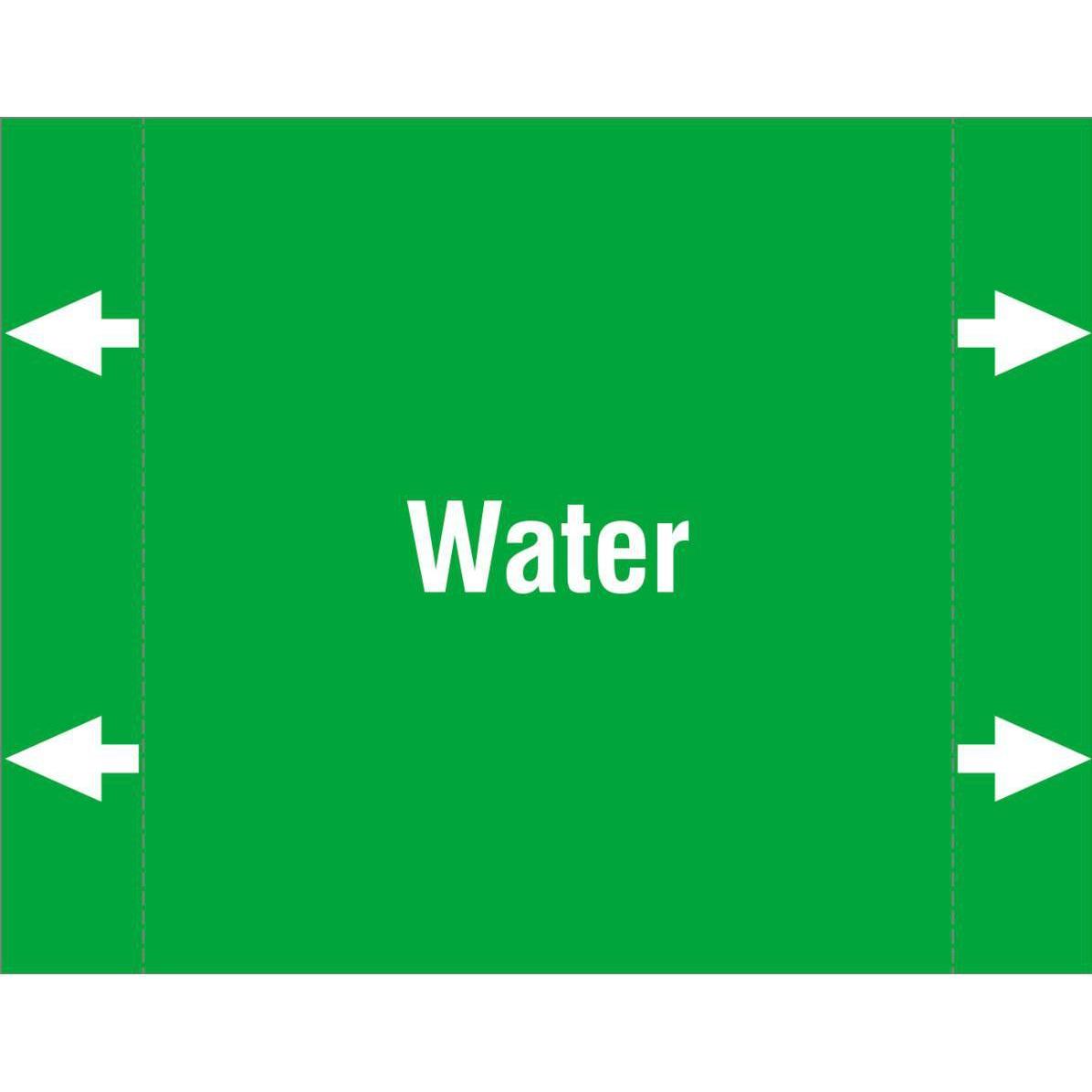 Brady, Etiketten, ISO 20560 Pipe Markers - Water