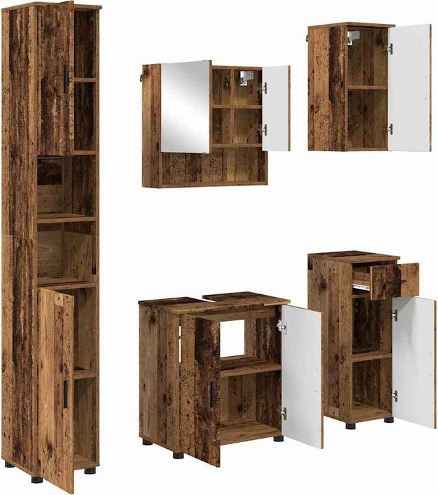 Actual product image vidaXL Badezimmer Schrank