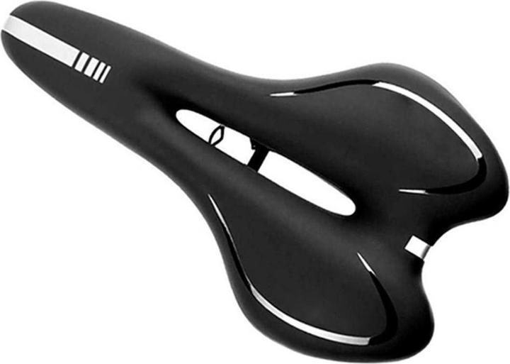 Actual product image Sports Equipment Bike saddle with gel - Black