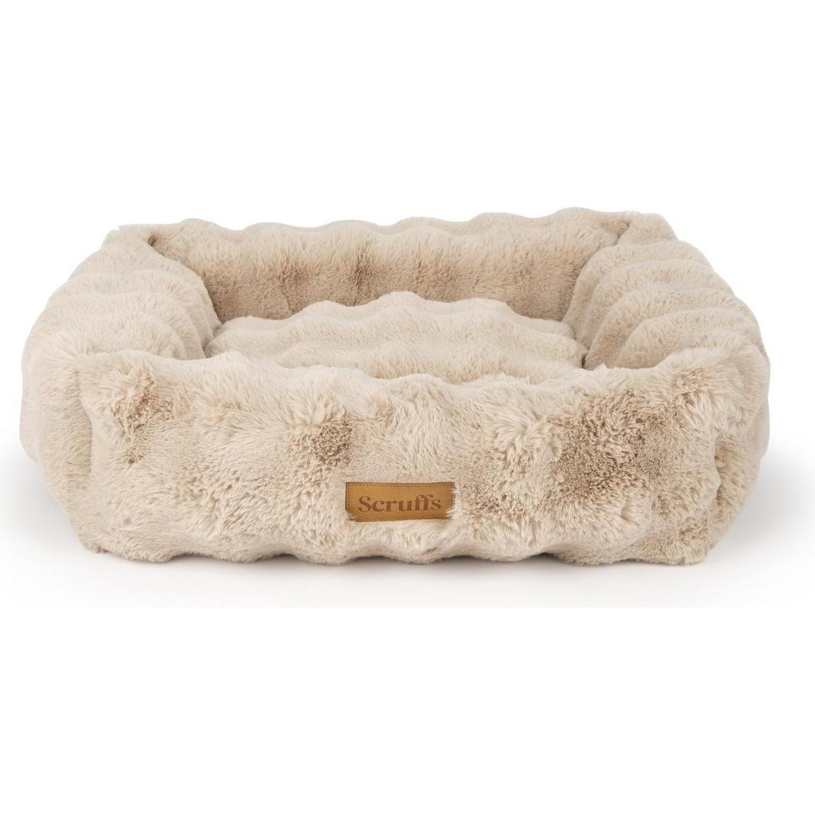 Scruffs - Alpine Box Bed - Hondenmand - Champagne - XX-Large 110 x 75 cm (Cane, Gatto), Cuccia per cani + cuccia per gatti