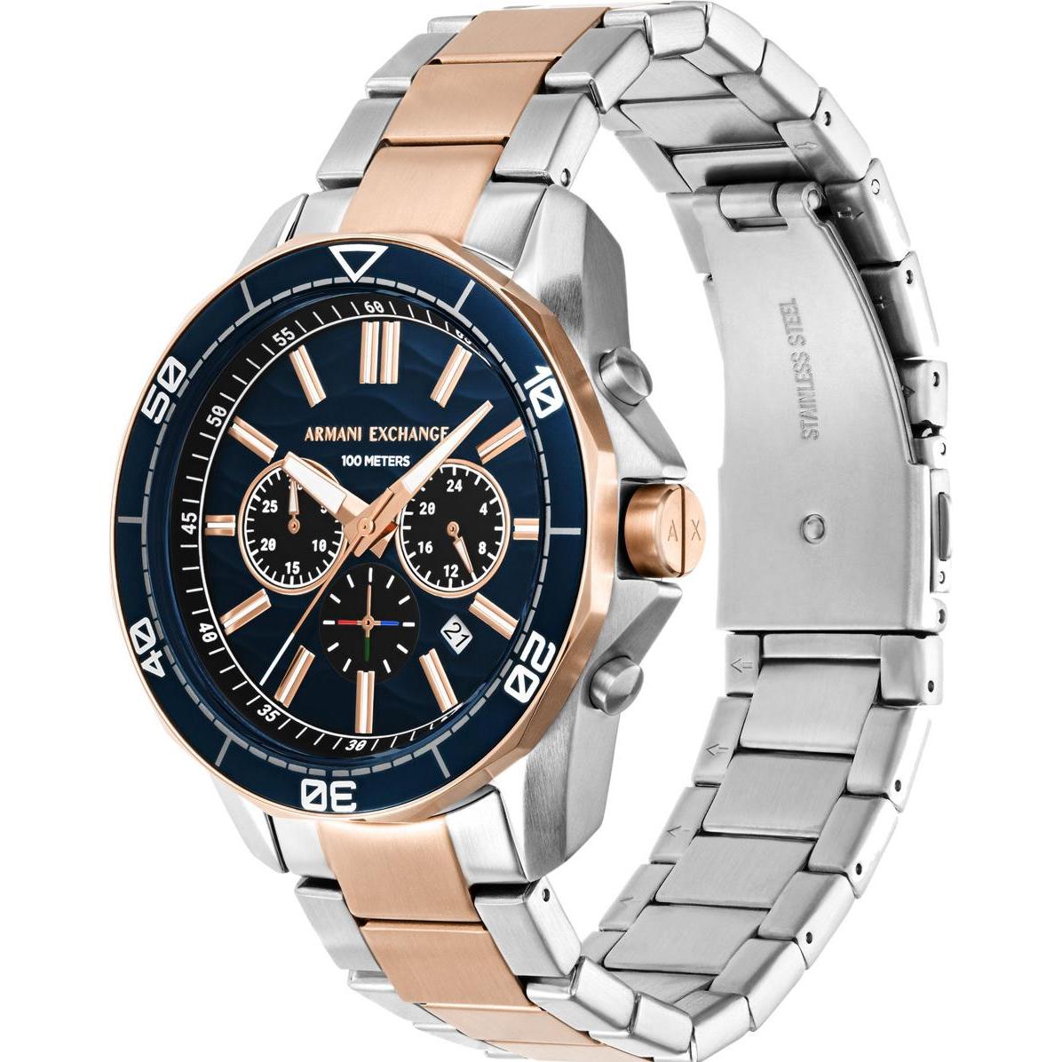 Thumbnail - Armani Exchange, Armbanduhr, Chronograph, Mehrfarbig, (Chronograph, 44 mm)