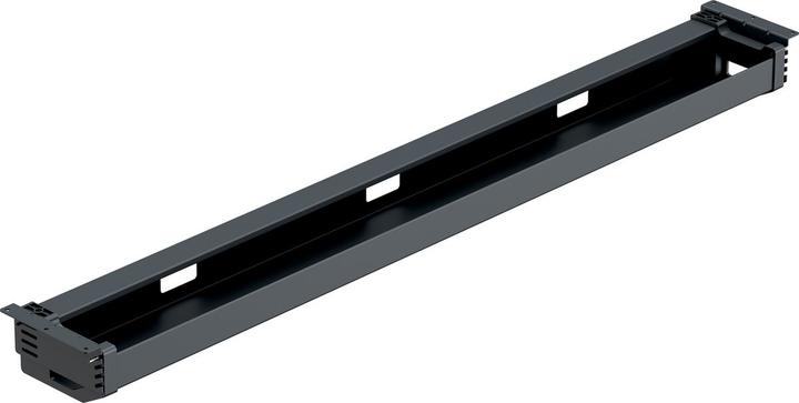 Hettich Kabelwanne 1200 1264x92-128x152 mm schwarz (Duct, 15.20 cm)