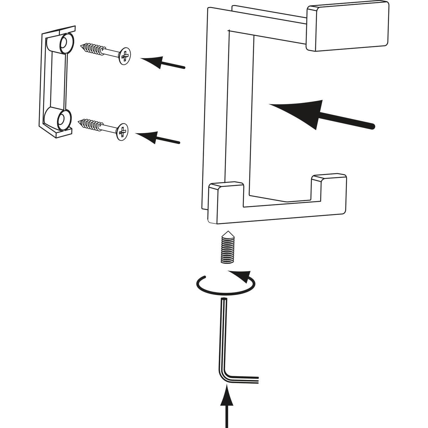 Thumbnail - Siro, Garderobe + Kleiderhaken, Huthaken Doradus Breite 70 mm, H 92 mm, Zinkdruckguss vermessingt poliert