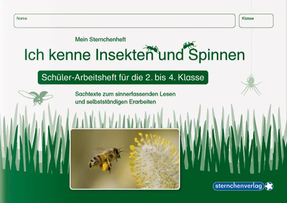 Produktbild Ich kenne Insekten und Spinnen - Schülerarbeitsheft für die 2. bis 4. Klasse (Deutsch, Katrin Langhans, 2012)
