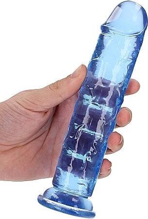 Productafbeelding RealRock Rechte Realistische Dildo met Zuignap - 7" / 18