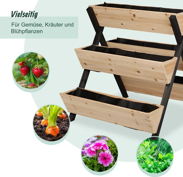 Produktbild Relaxdays Vertikalbeet