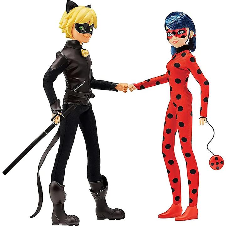 Actual product image Bandai Miraculous Ladybug and Cat Noir