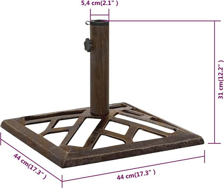 Produktbild vidaXL Sonnenschirmständer