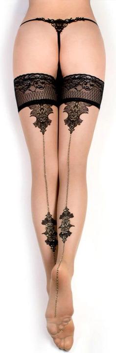 Produktbild Ballerina's Secret Fantasy Halterlose Strümpfe (L/XL) (L)