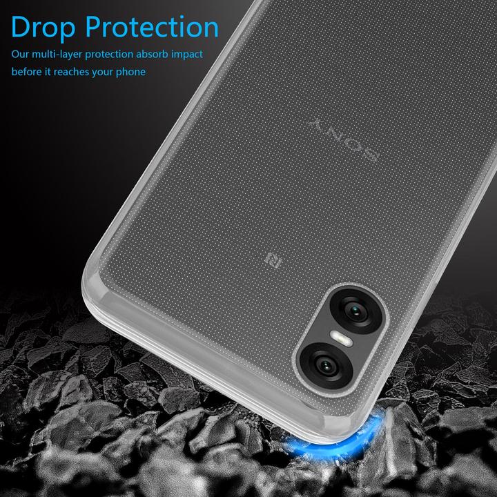 Immagine prodotto Cadorabo Custodia per Sony Xperia 10 VI TPU Ultra Slim AIR (Sony Xperia 10 VI)