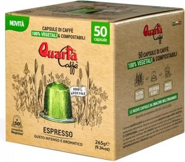 Immagine prodotto Quarta Caffé Capsule Nespresso Espresso (50 capsule) (50 x Porta.)
