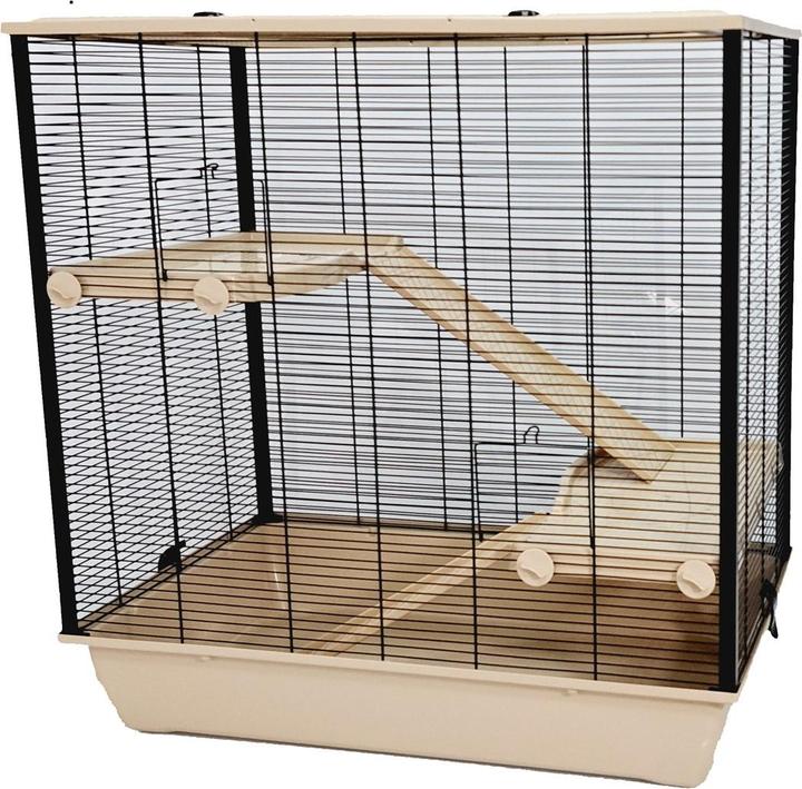 Interzoo INTER-ZOO Frodo + Plastic Beige - Käfig für einen Hamster