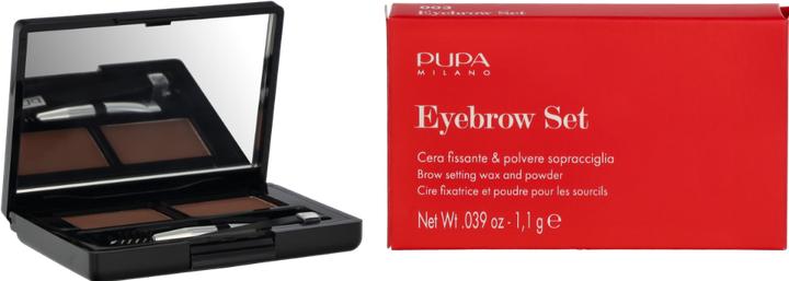 Actual product image Pupa Milano Eyebrow Desing Set Dark Brown (Dark brown)