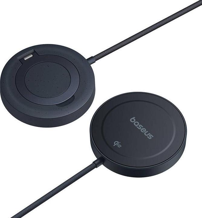 Produktbild Baseus Simple Mini4 Magnetic Wireless Charging Stand 15W Universal Explorer Edition Cosmic Black (15 W)