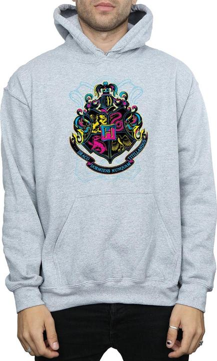 Immagine prodotto Neon Hogwarts Crest Felpa con Cappuccio Uomo (S)