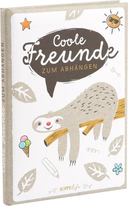 Produktbild Goldbuch Freundebuch Happylife Faultier (A5, Liniert, Harter Einband)