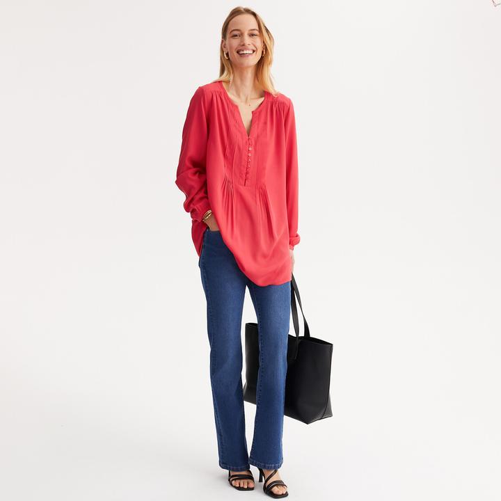 Produktbild Anne Weyburn Langärmelige Tunika aus Voile (48)