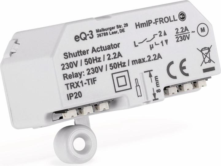 Produktbild Homematic IP Rollladenaktor - Unterputz (Rolladenaktor)