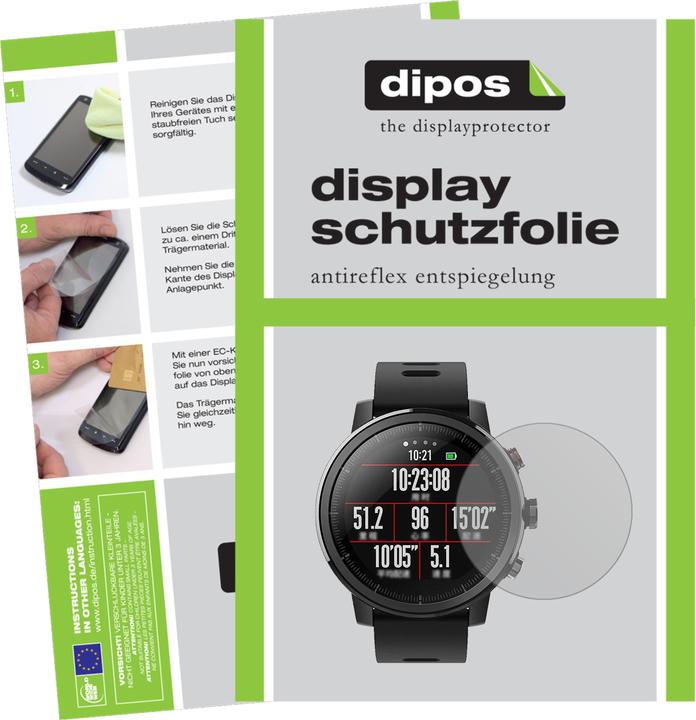 Actual product image Dipos Screen Protector Anti-Glare (Amazfit Stratos)