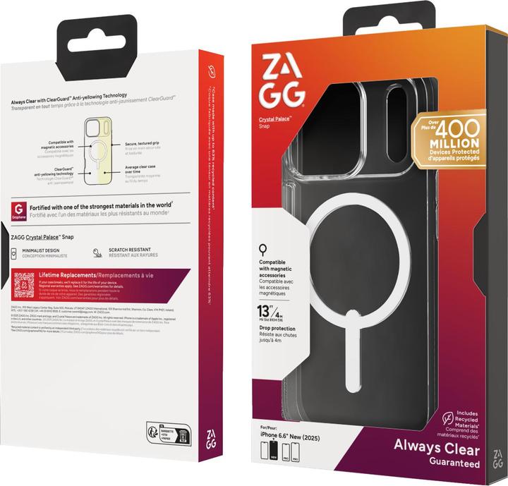 Actual product image Zagg Case für Apple iPhone 17 Pro Crystal Palace Snap (Apple iPhone 17 Pro)