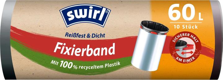 Swirl Fascetta di fissaggio a nastro per bidone (10 x, 60 l)