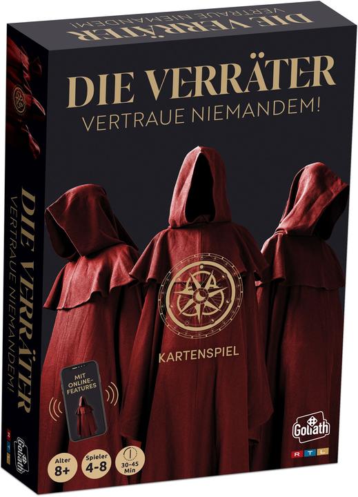 Produktbild Goliath Toys Goliath® Die Verräter - Vertraue Niemanden! Kartenspiel (Deutsch, 4 - 6 Spieler)