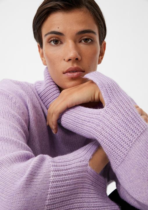 Produktbild Comma Strickpullover Strickpullover mit breiter Rippblende (36)