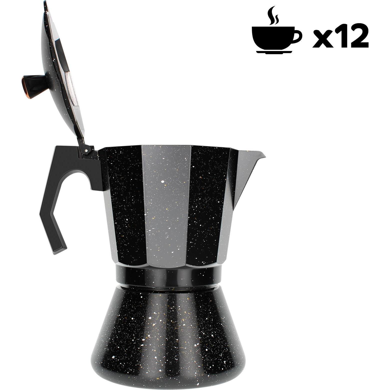 Thumbnail - Eisenbach Moka 12 Espressomaschine, Espressokocher, Schwarz