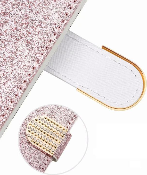 Image du produit PhoneLook Fourre Flip Croco Strass (Apple iPhone 13 Pro Max)