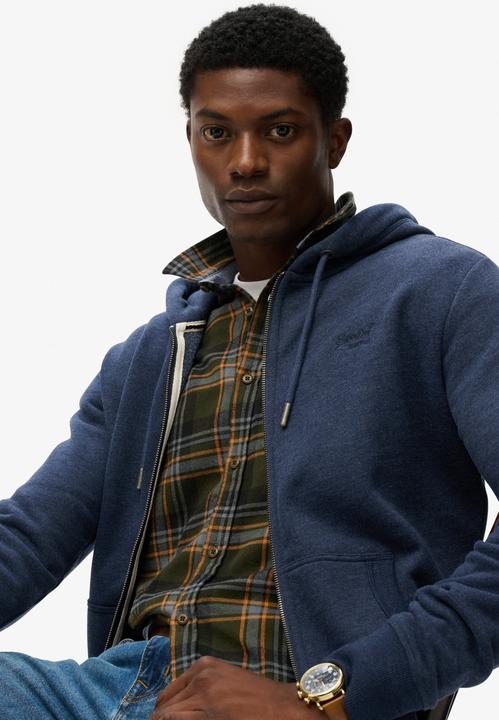 Image du produit Superdry Sweat à capuche zippé à logo Essential (XXL)